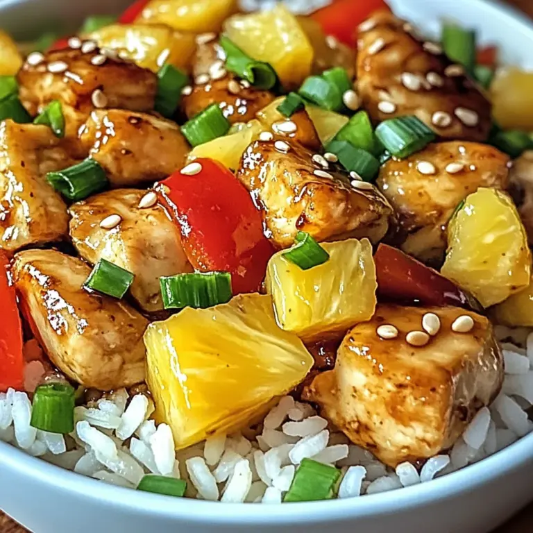 Discover the Joy of Pineapple Chicken and Rice in 30 Minutes!