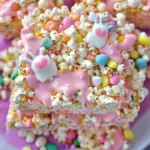 Easter Bunny Marshmallow Popcorn Bars