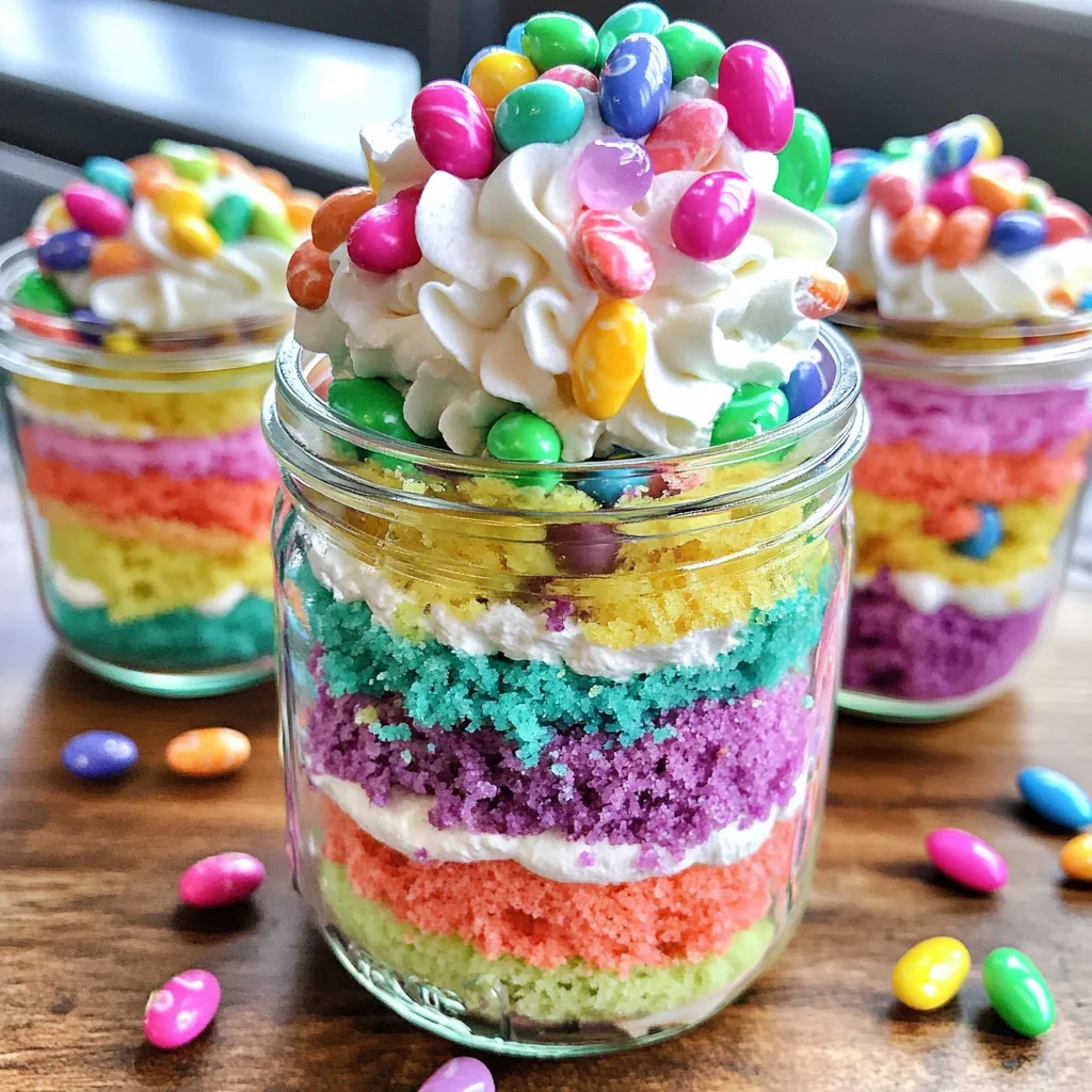 Easter Cake in a Jar