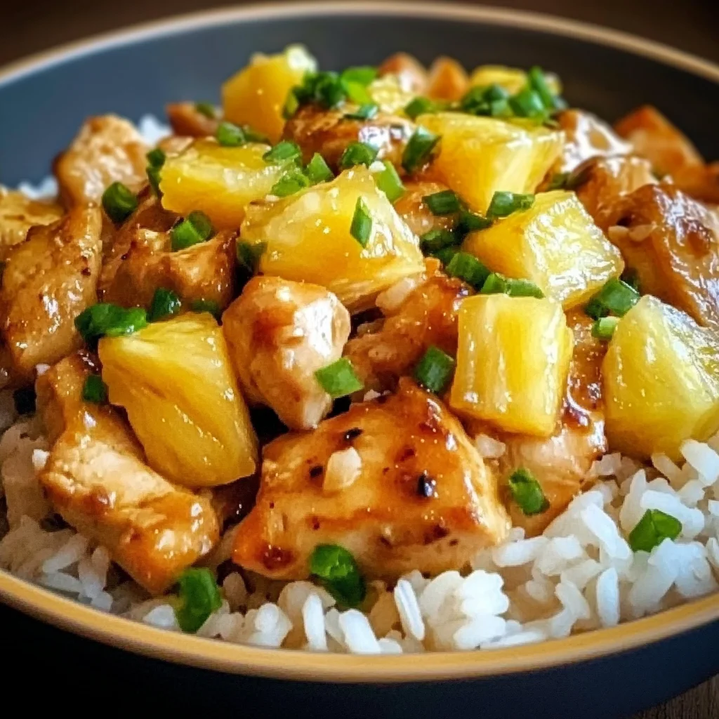 Easy Pineapple Chicken and Rice