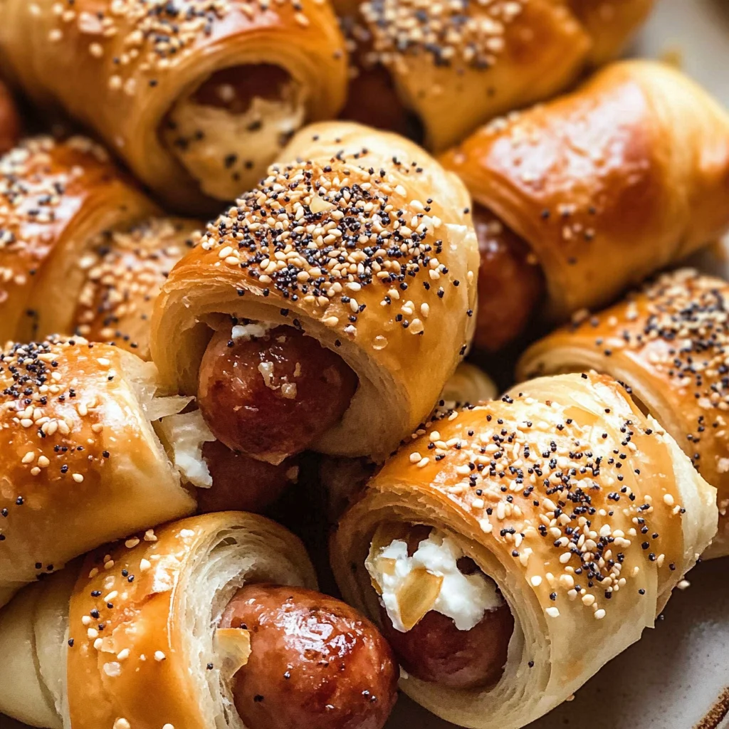 Everything Pigs in a Blanket with Cream Cheese (Seattle Style)