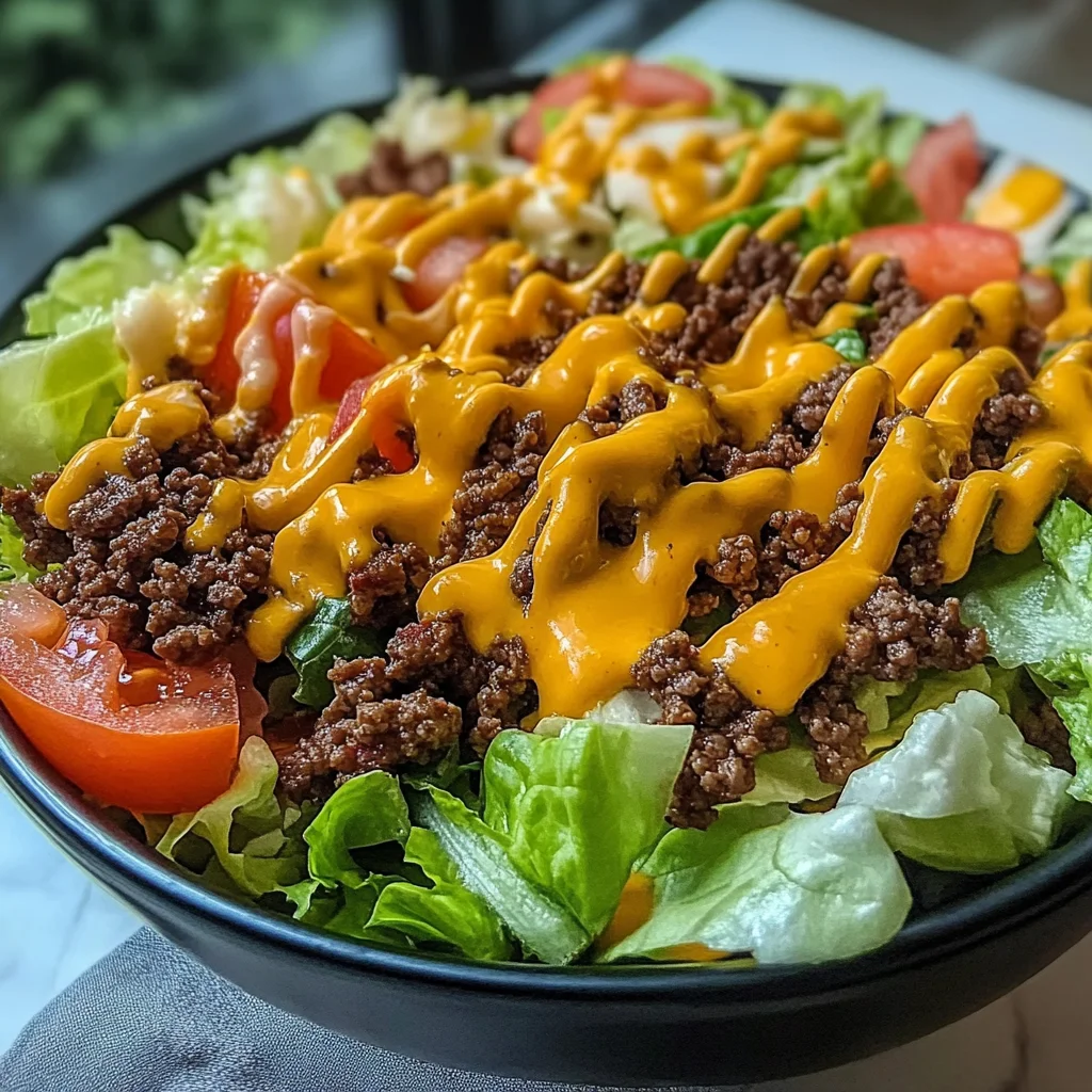 Flavorful Special Sauce Big Mac Salad