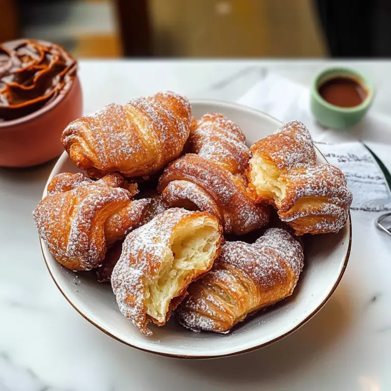 Fried Croissant Beignets