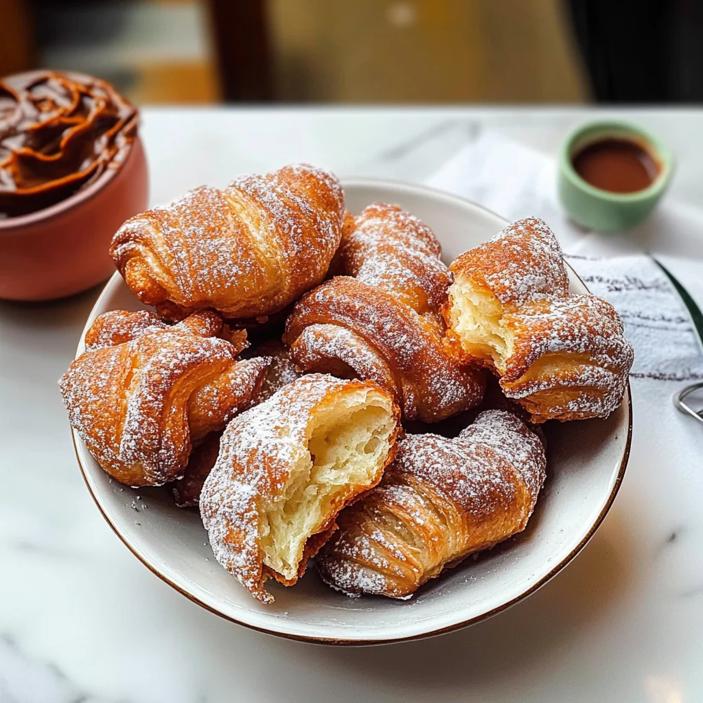 Fried Croissant Beignets
