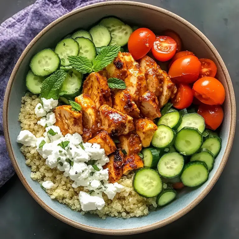 Homemade Mediterranean Chicken Bowls