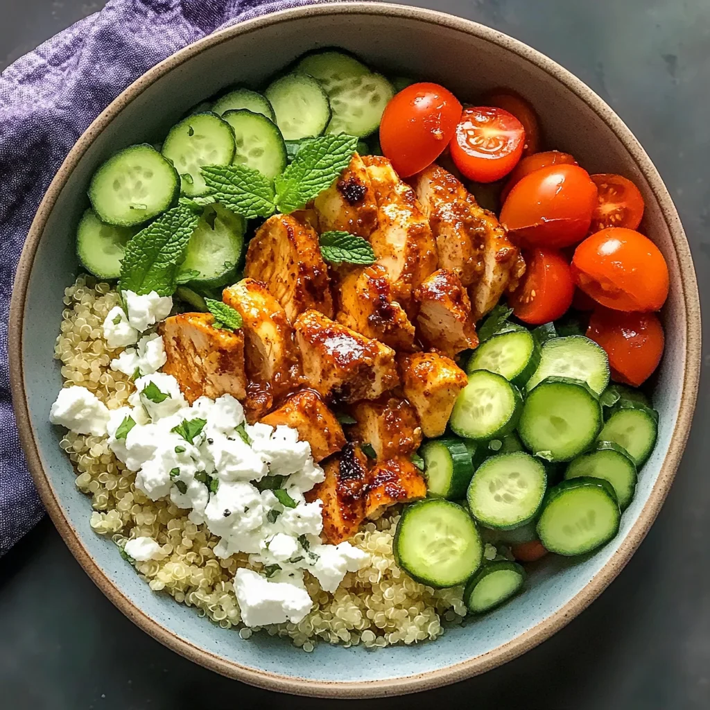 Homemade Mediterranean Chicken Bowls