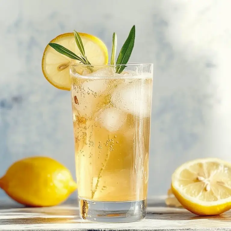 Lemon Verbena Spritz mocktail Recipe