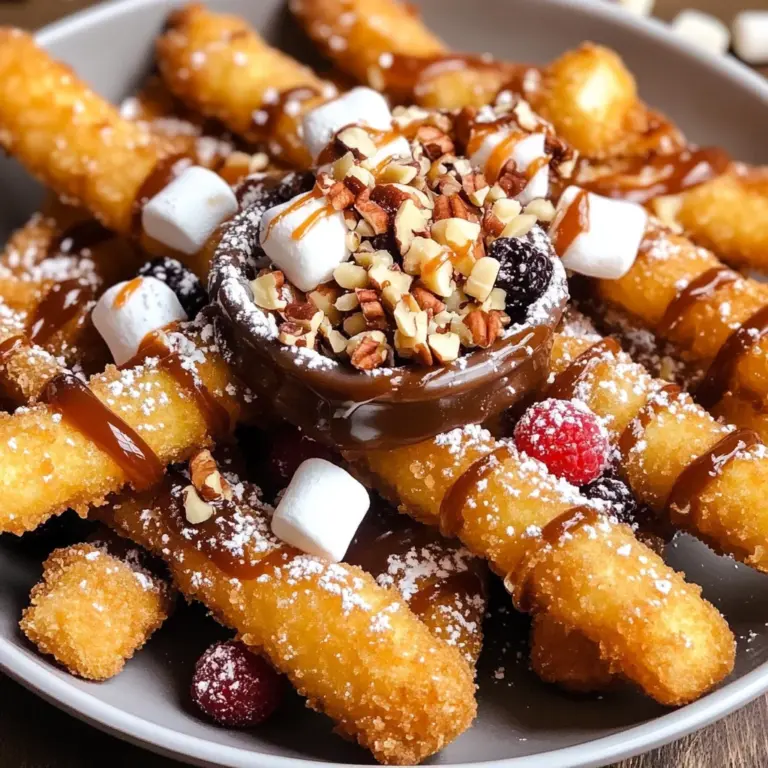 Salted Caramel Apple Fries