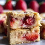 Strawberry Blondies {one bowl}