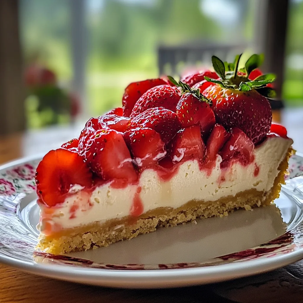 Strawberry Shortcake Cheesecake – Creamy Berry Dessert