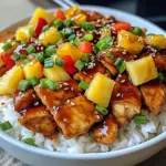 Teriyaki Pineapple Chicken Bowls: A Flavorful Delight!