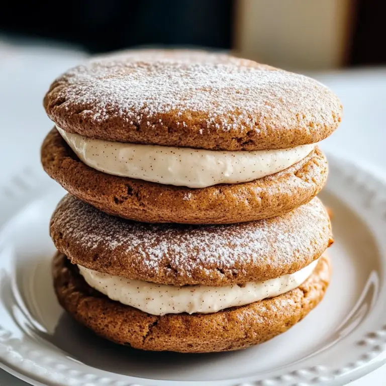 Apple Cinnamon Spice Whoopie Pies