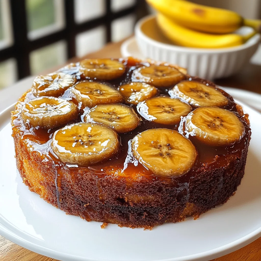 Banana Foster Upside Down Cake