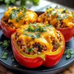 Best BBQ Stuffed Bell Peppers
