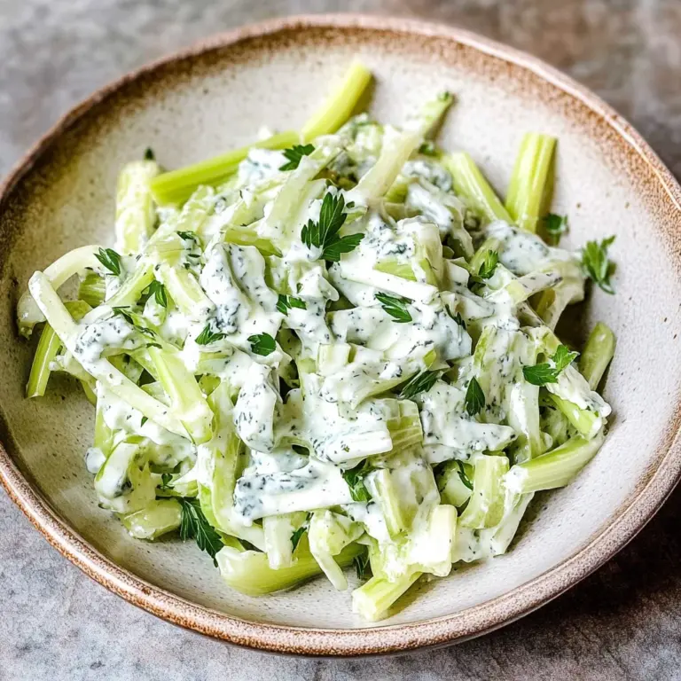 Blue Cheese Celery Slaw Recipe