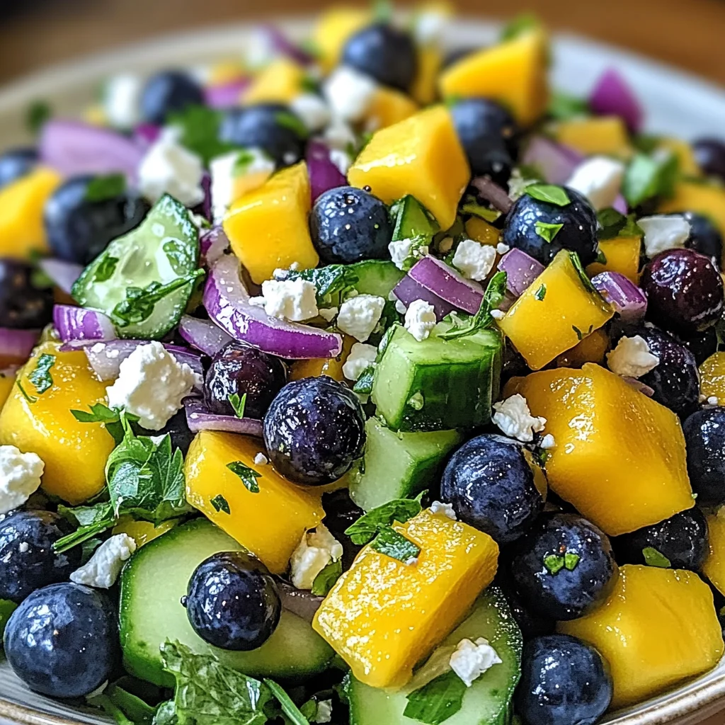 Blueberry Mango Salad Twist
