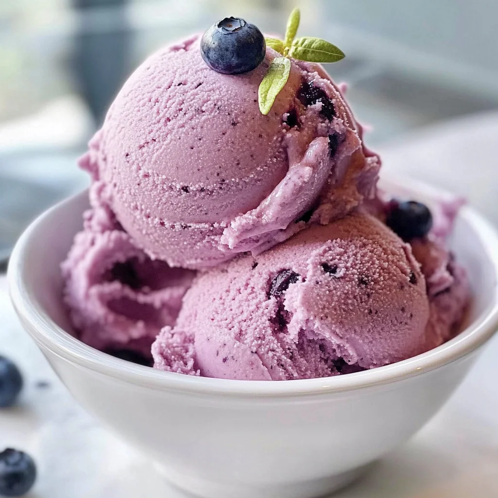 Blueberry Sherbet