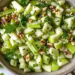 Celery Salad with Apple and Walnuts