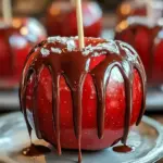 Classic Red Candy Apples Drizzle