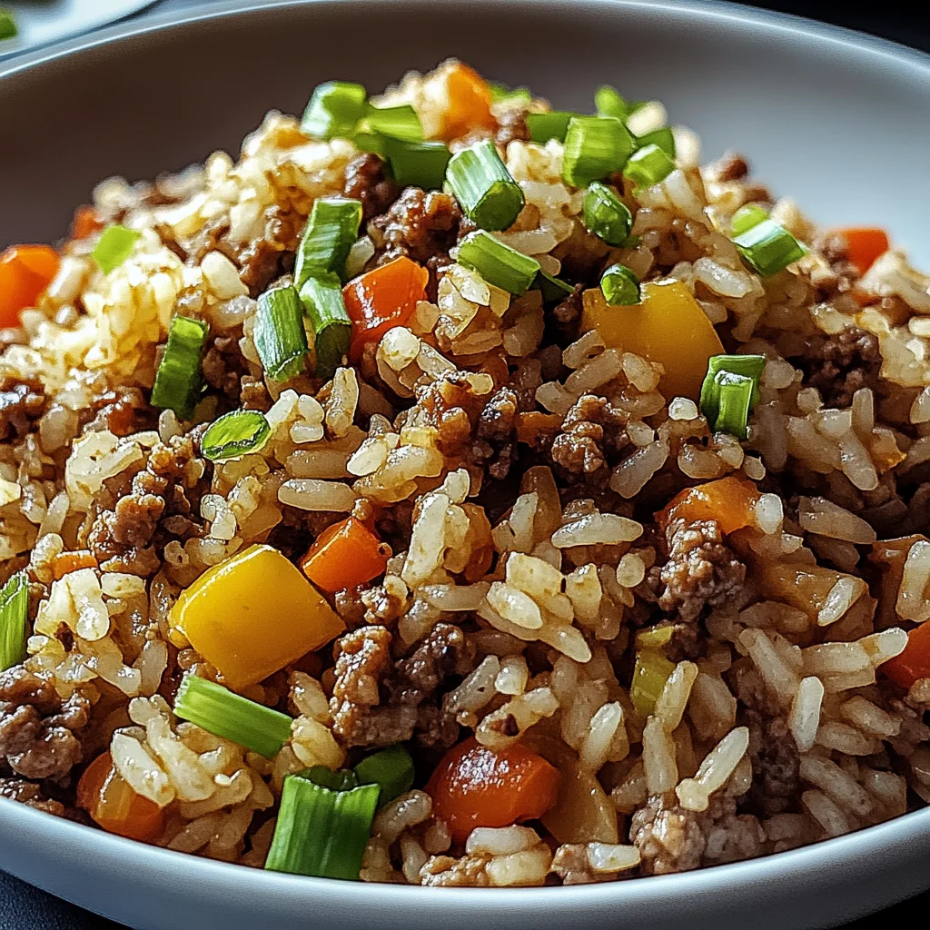 Dirty Rice with Ground Beef