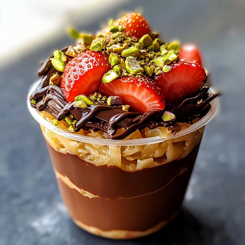 Dubai Chocolate Strawberry Cup: A Quick, Irresistible Treat