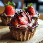 Dubai Chocolate Strawberry Mini Cups