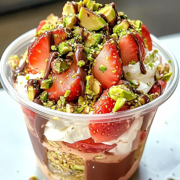 Dubai Strawberry Cups