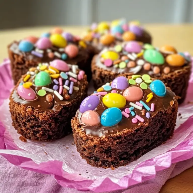 Easter Egg Brownies