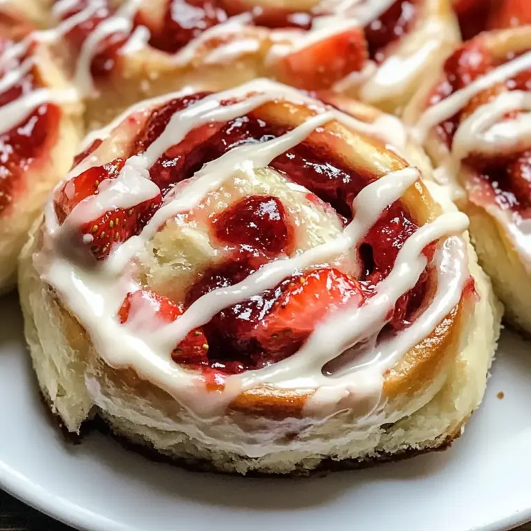 Fluffy Strawberry Rolls - Alrightwithme