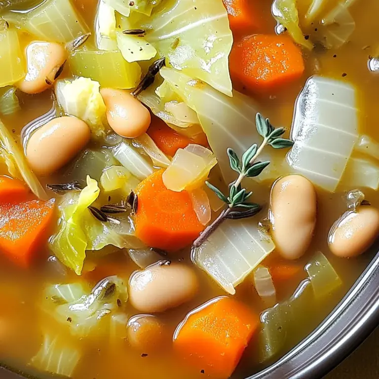 Hearty Cabbage Soup: Comfort in Every Savory Spoonful
