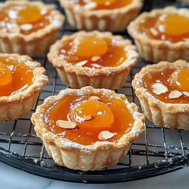 Heavenly Apricot-Almond Tartlets for Your Holiday Table