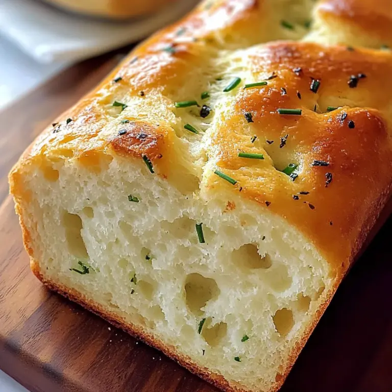 Heavenly Sour Cream Chive Bread for Cozy Meal Pairings