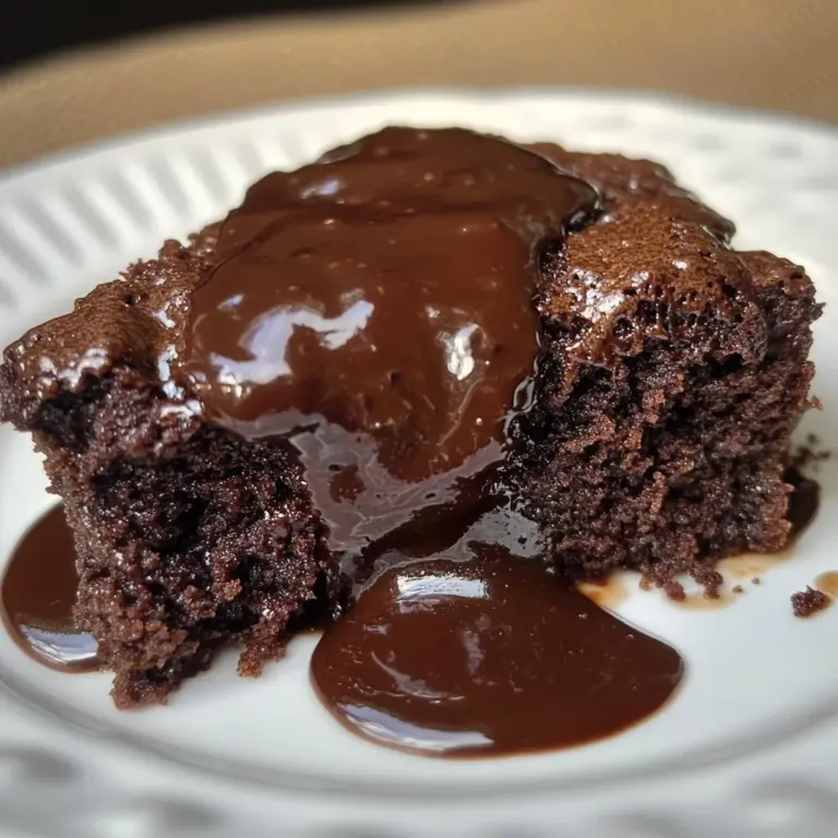 Hot Fudge Chocolate Pudding Cake