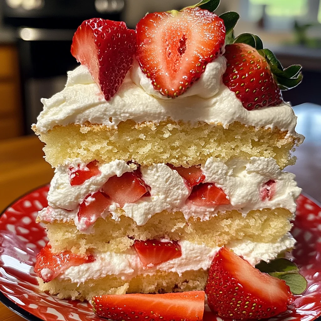 Irresistible Strawberry Shortcake Cake Recipe