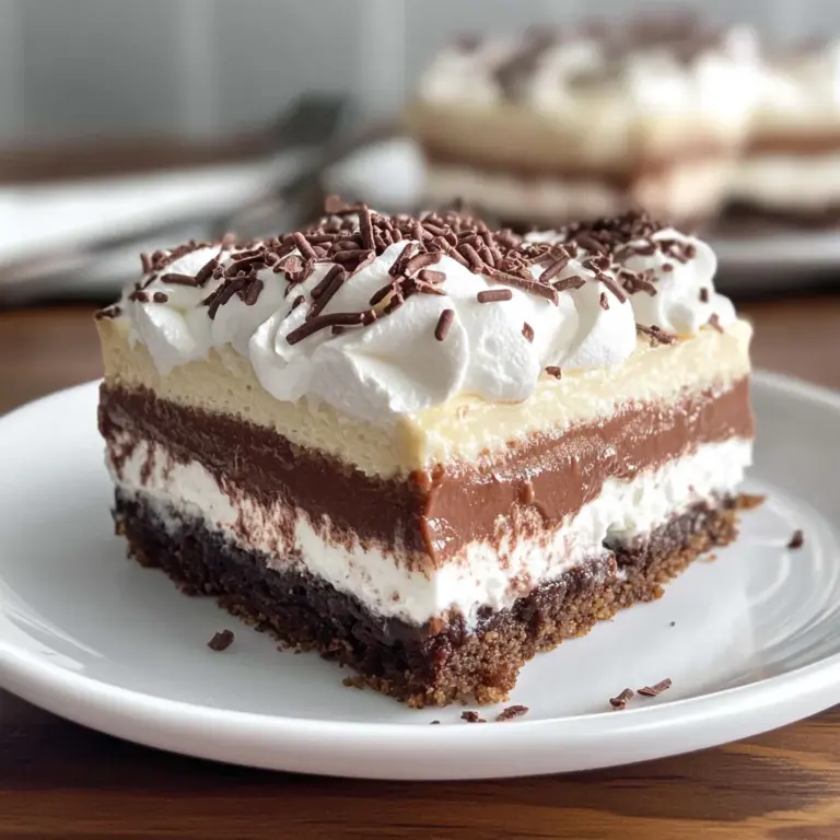 Layered Chocolate Pudding Dessert