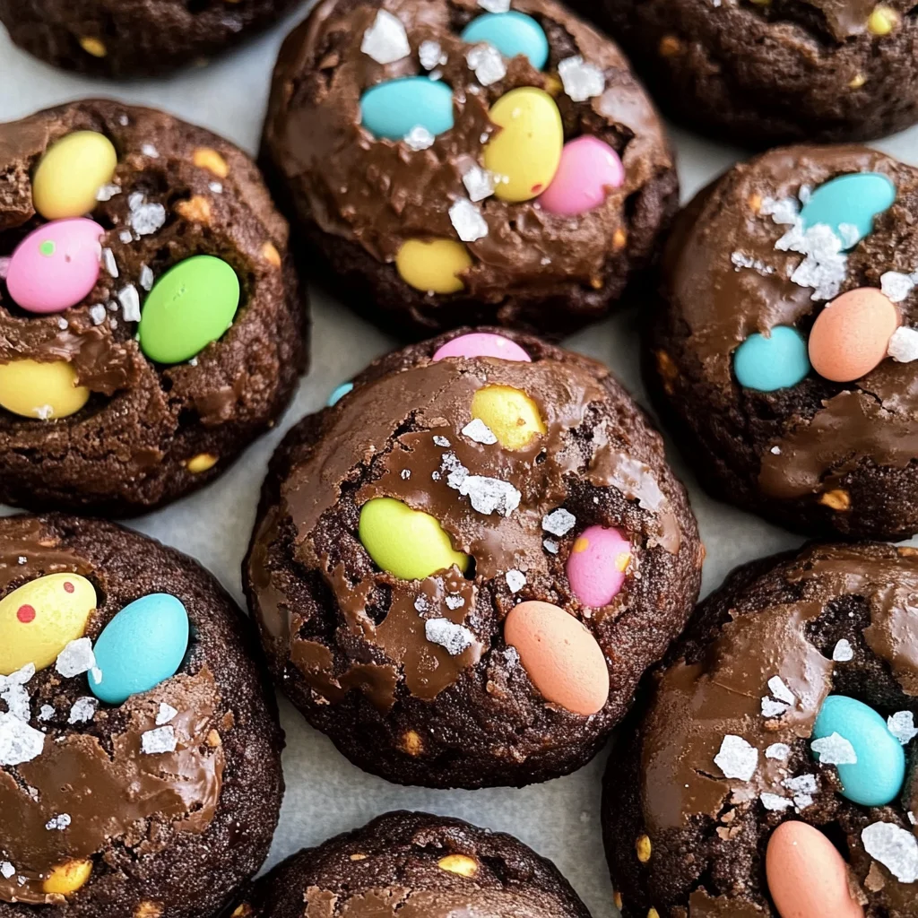 Mini Egg Brownie Cookies