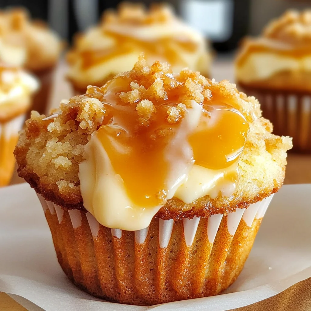 Orange Crumble Cream Cheese Muffins