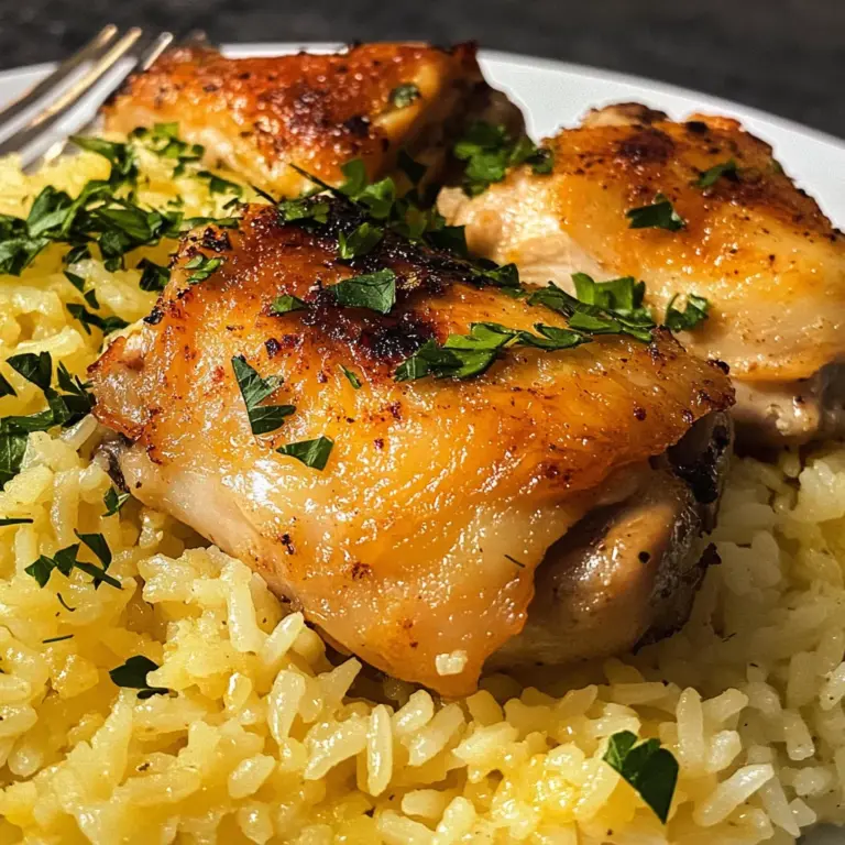 Oven Baked Chicken and Rice Recipe
