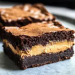 Peanut Butter Stuffed Brownies