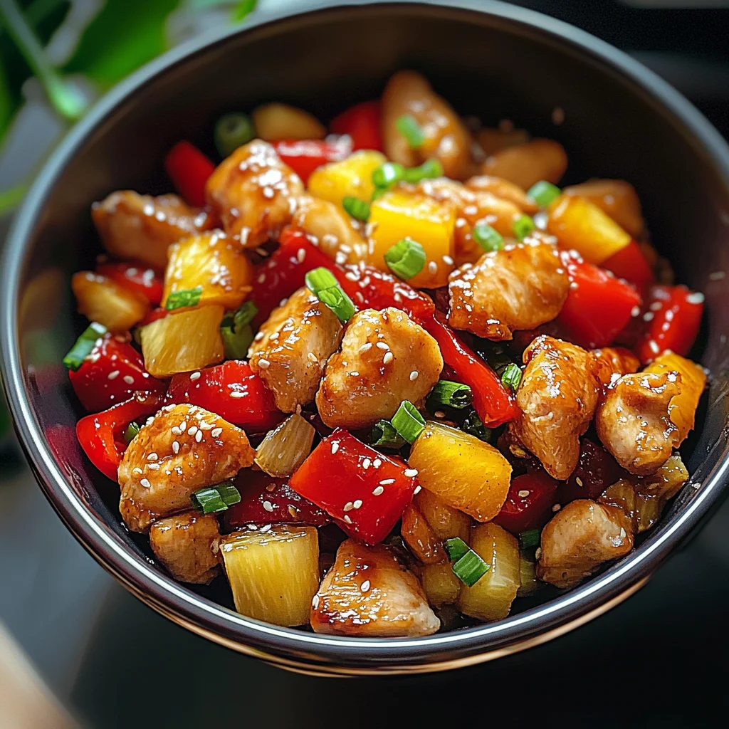 Pineapple Chicken Stir-Fry
