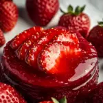 Quick Strawberry Sauce with Fresh Strawberries