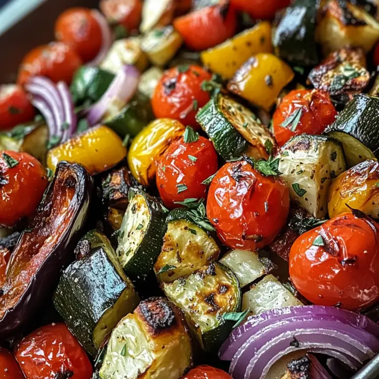 Roasted Mediterranean Greek Vegetables