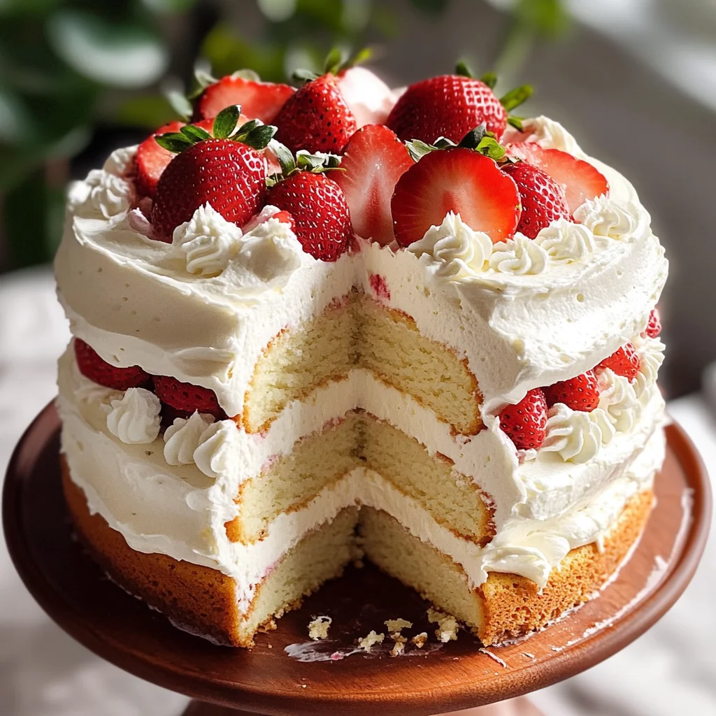 Strawberry Chiffon Cake