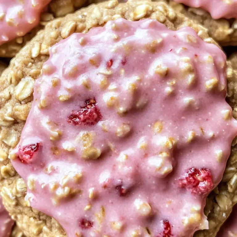 Strawberry Iced Oatmeal Cookies: Your New Summer Obsession