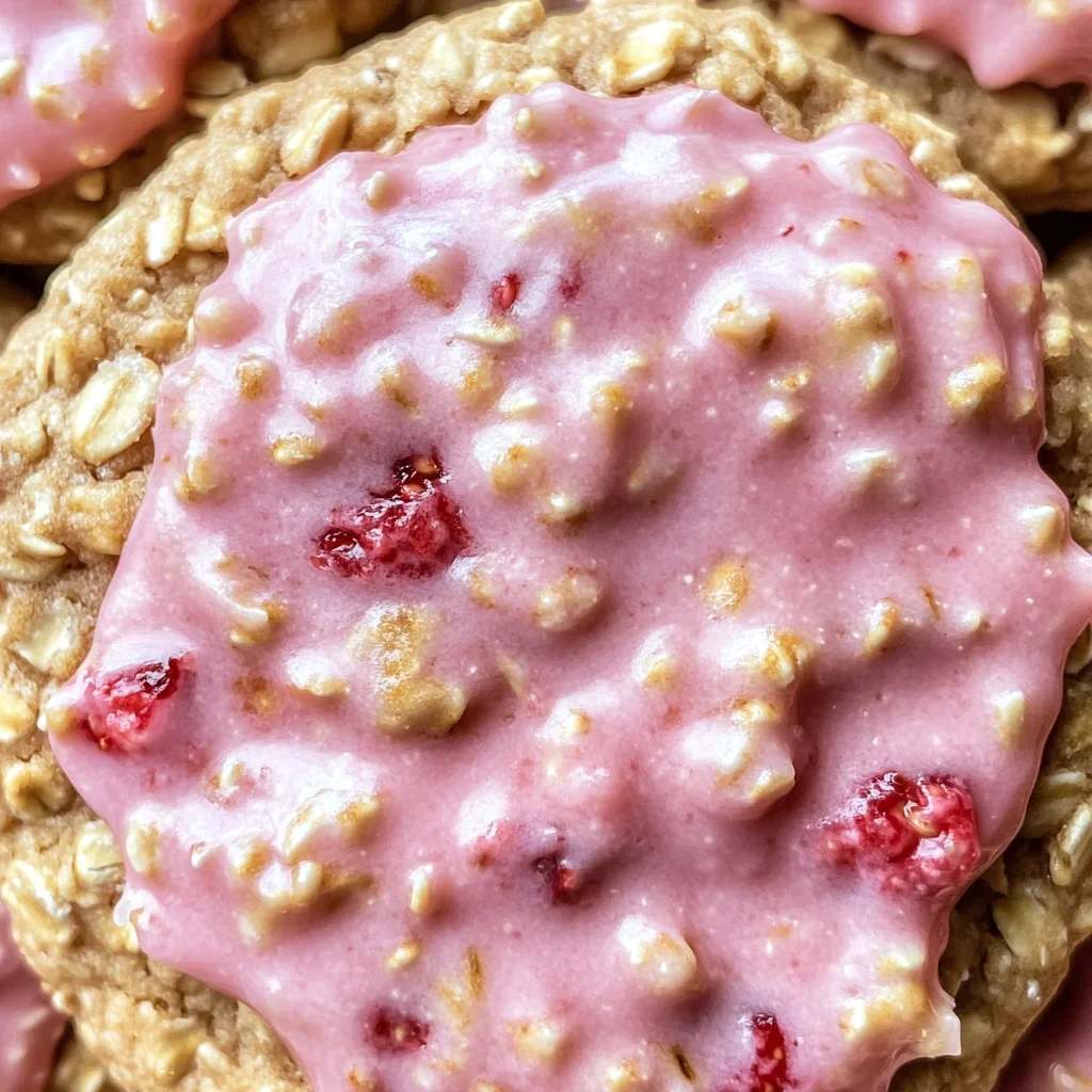 Strawberry Iced Oatmeal Cookies: Your New Summer Obsession