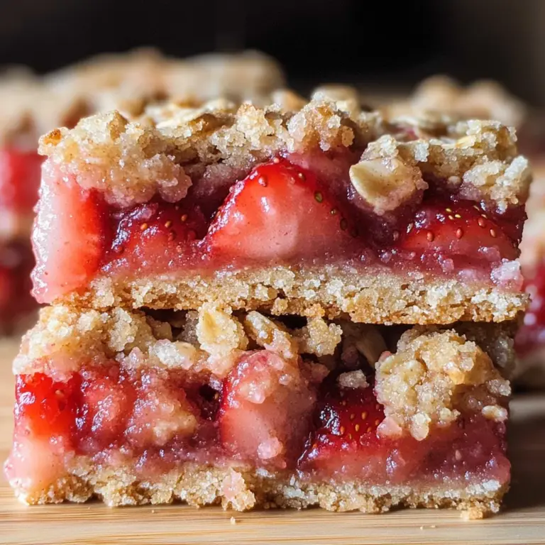 Strawberry Oat Bars
