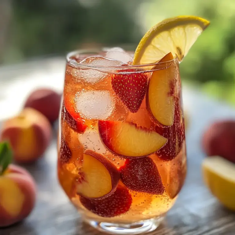 Strawberry Peach Sangria