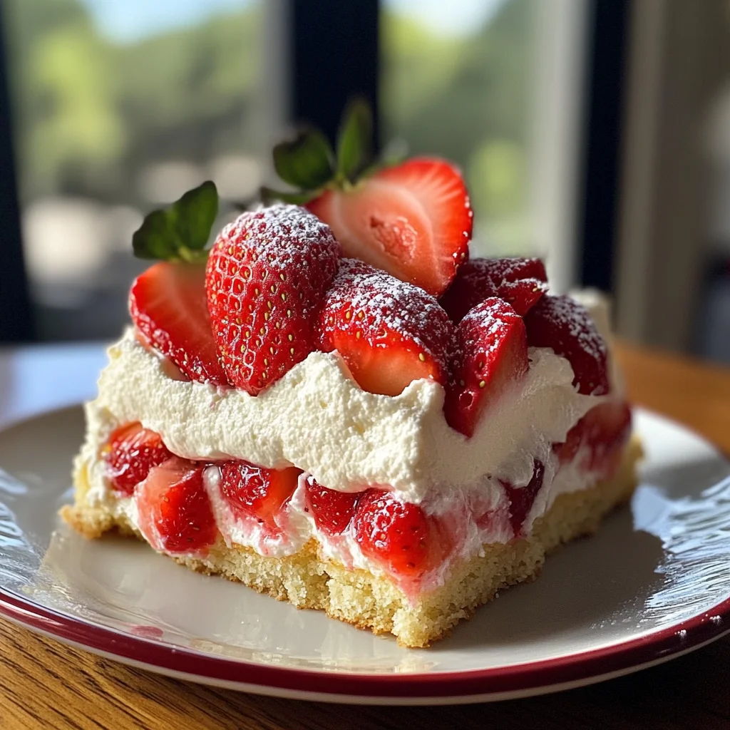 Strawberry Sheet Shortcake