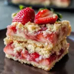 Strawberry Shortcake Streusel Bars