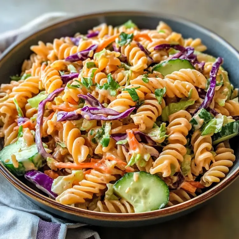 Tasty High Protein Asian Pasta Salad